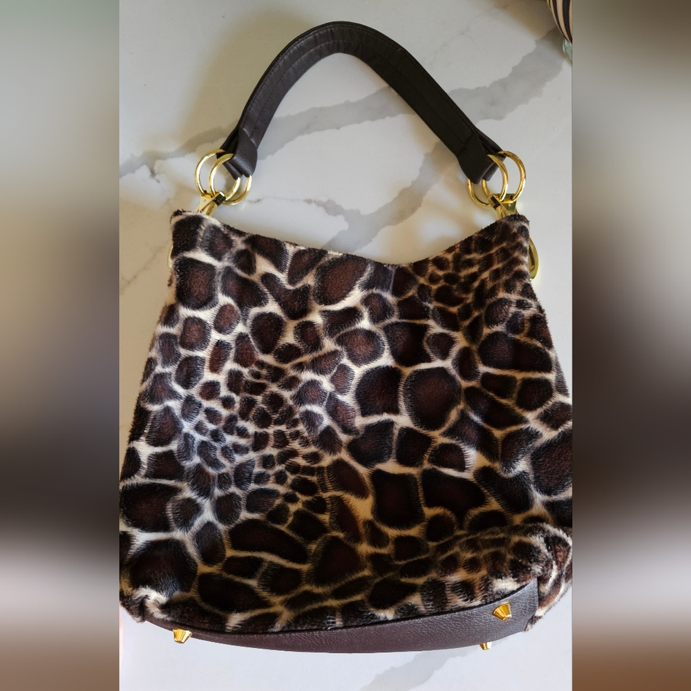 Braciano Animal Print Hobo